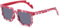 EnteLE Mode Sonnenbrille Creeper Brille Lustige Schutzbrille, rot, 01