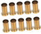 CANIGHT 10St Kronleuchtergehäuse Kronleuchter Kerzenhalter Kronleuchter Basis Kronleuchter Ersatzteile kristallleuchter Kronleuchter Zubehör Bördelhülse für Kerzenleuchter Eisen Golden