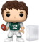 POP Football Legends: Jets – Joe Namath (Heimtrikot) Funko-Vinyl-Figur (zusammen mit kompatibler Box-Schutzhülle), mehrfarbig, 9,5 cm