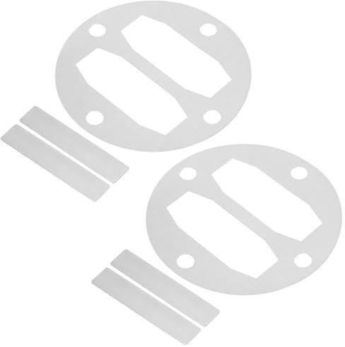 PRAOFRT 2 Set Kit Guarnizione Testata Sostituzione Valvola A Lamella di Ricambi per Compressore d'Aria Central Pneumatic kit di ricambio per guarnizioni in gomma per compressore d'aria