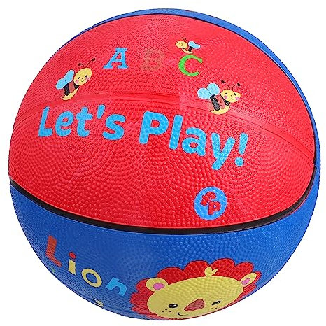 GARVALON 1 STK Der Ball Wasserball Spielen Kindersportball Sommerball Spielzeug Indoor-spielball Im Freien Kickbälle Für Kinder Entzückendes Ballspielzeug Aufblasbares Ballspiel Rot Gummi