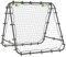 HOMCOM Rebounder für Fußball, verstellbar Prellwand mit 5 Winkelpositionen und Rückprallwand Netz, 100 x 95cm Kickback Tor Fußballtor für Jugendliche, Rückprallwand für Handball Training, Schwarz