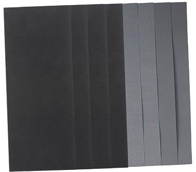 TOKIDNY 54stücke Nassschleifpapier -schleifpapier Aus Hochwertigem Siliziumkarbid Für Holz Metall Wände Möbel Trocken Schleifen