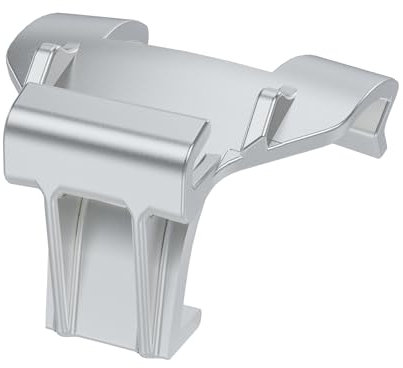 Yattoper Support de couvercle compatible avec Thermomix TM6/TM5 • Support pour couvercle du bol mélangeur • Fixation à la poignée du support Thermomix (blanc argenté)