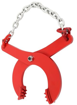 Pinza per bordi, 2000 kg, pinza per cordoli, 0 – 17 cm, pinza per sollevamento marciapiede, supporto per pavimentazione, supporto per pavimentazione, per il sollevamento di rocce, tavole di legno