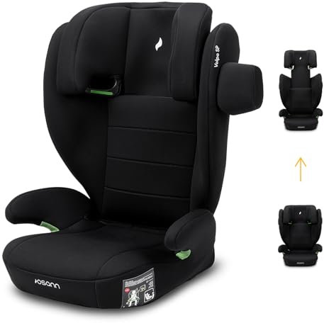 Osann Volpo SP, Kindersitz ohne Isofix ab 3 Jahren, Autositz von 100 bis 150 cm - Black