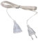 Cable de extensión transparente, cable de extensión fino | Cable de alimentación de extensión de 10 pies - Extensor de cable eléctrico ligero de 220V, cable de extensión de alambre fino para decoracio