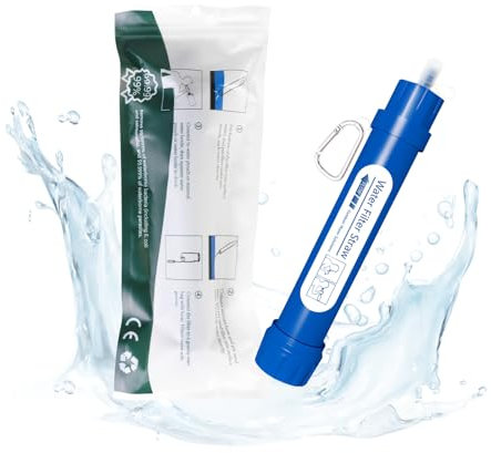 Tentock Purificazione dell'acqua Cannuccia Outdoor Camping Adventure Portatile