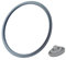 Bouge Para piezas de repuesto de olla a presión WMF, anillo de sellado de 22 cm, junta de señal de cocción, para tapa de olla a presión 2,5 l, 3 l, 4,5 l, 6,5 l, 8,5 l, (juego de 2 piezas)