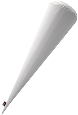 POWER INN Schultütenkissen 85cm | Inlettkissen für Schultüte | Zuckertüte Innenkissen | (1, Weiß, 85 cm)