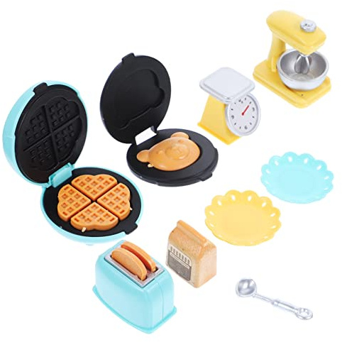 Toddmomy Ensemble De Cuisson De Jouets Mini Blender Et Toaster DéCoratif pour Maison De PoupéE Accessoire Cuisine Plastique 1 Pc 1.26X1.10X0.75In