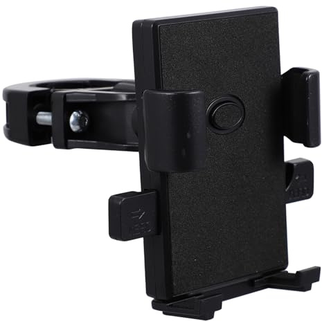 ZUNOXAZ Supporto per Cellulare da Bicicletta in Alluminio Rinforzato Porta Smartphone Manubrio Antivibrazione Montaggio Facile Senza Attrezzi per Bici da Corsa