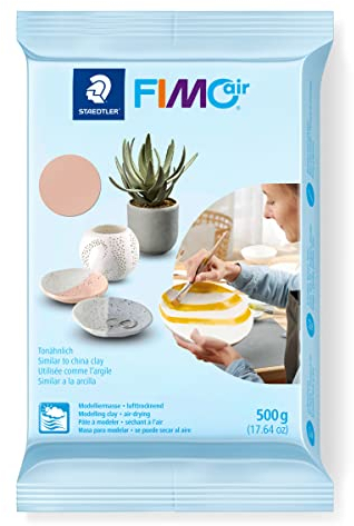 Staedtler FIMO Air - Pain pâte à modeler - 500 grammes - Chair - 8100-43