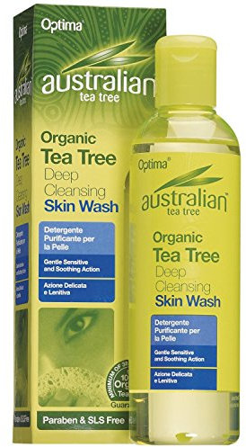 THREE PACKS of Australian tea tree Cleansing Skin Wash 250ml