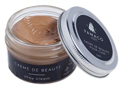 Famaco - Cirage Chaussure - Crème de Beauté - CLEMENTINE - Pommadier 50 ml - Ravive les couleurs - Imperméabilise - Brillance longue durée