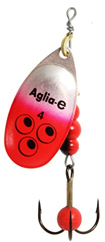 Cucharilla MEPPS Aglia e Brite Talla 4 – 9, 4, Rojo, Blister