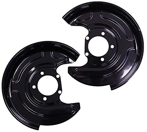BESTPRICE 2x Ankerblech hinten links & rechts Spritzbelch Deckblech für Bremsscheibe Kompatibel mit A udi A6 C5 (4B2) (4B5), SKODA SUPERB 1 (3U4), VW PASSAT B5 (3B2)(3B5), PASSAT B5.5 (3B3)(3B6)