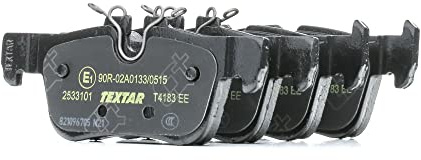 Textar 2533101 Bremsbelagsatz Scheibenbremse (Menge: 1 Satz)