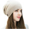WaySoft 100% Cashmere Beanie für Frauen in Einer Geschenkbox, extra warme weiche Frauen Mütze Hut, warm (Beige)