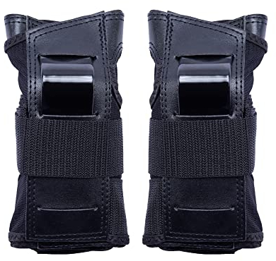 K2 Skates Unisex Inline Skates K2 Prime Wrist Guard Slim, Black - Blue, 30E1415.1.1.L