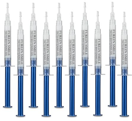 10 recambios de gel blanqueador de dientes de 3 ml, kit de gel blanqueador de dientes, 10 jeringas de gran valor, 4-9 tonos más blancos