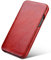 FUTLEX Leather Folio Case Compatible with iPhone 12 mini - Vintage Style Genuine Leather Flip Folio Design Cover - Built-in Magnetic Closure - Red
