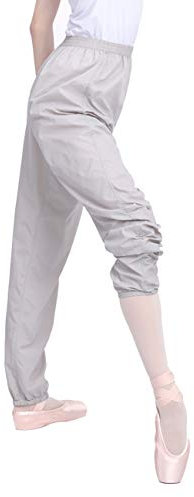 Lovdaswi Ripstop-Tanzhose für Damen, Sport, Lauf-Shorts, Hellgraue Hose, Klein