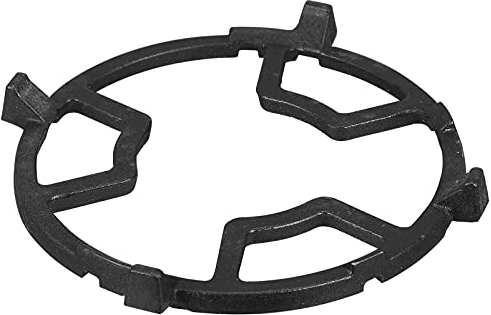 SOLUSTRE Wok Support Ring Gas Burner Rack Non Slip Cast Iron Stove Trivet Round Pot Stand Holder for Gas Hob Stove Range Parts Black