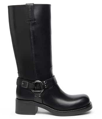 Nero Giardini I309221D Stivali Donna in Pelle - Nero 36 EU