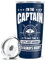 winorax Captain Tumbler I'm The Captain & I'm Always Right, Becher mit Deckel, 590 ml, Bootsgeschenk für Männer, Bootsliebhaber, Geschenk für Boote, Besitzer, lustige Bootsfahrer, Geschenkideen