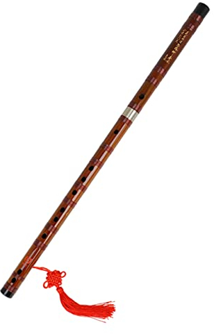 DRESSOOS Bambusflöte Dizi Für Anfänger Traditionelle Chinesische Blockflöte C-stimmung Melodischer Klang Leichte Kompakte Bauweise Inklusive Membranschutz Lerninstrument