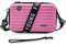 WisePoint Sacoche Femme Bandoulière, Petit Sac Bandouliere en Plastique avec Sangles Réglables, Sac à Bandoulière pour Femmes et Hommes(Rose)
