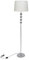 Toshilian Lampadaire sur Pied, Lampe sur Pied Salon Lampe de Sol Lampadaire avec support haut Décoration à 4 boules Blanc