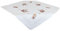 Stickpackung 80 x 80cm Mitteldecke zum Besticken (Coffee)