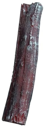Dualoai Simulation Holzkohle Carbon Streifen Dekoration Wohnaccessoires, Kunstharz Fake Brennholz für Camping Hütte Dekor Geburtstagsgeschenk