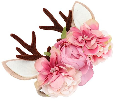 MAGICLULU 1Stk baby stirnband Rentier-Stirnband Weihnachtsfeier Kopfschmuck baby stirnbänder Haarschmuck für Babys Haargummi Haarband Kinderhaare Kopfschmuck für Kinder Halloween Geweih