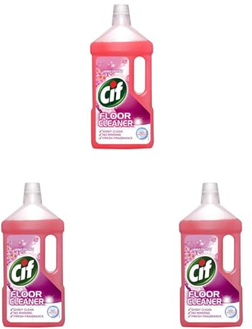 Cif Wild Orchid Floor Cleaner residue-free surface cleaner for linoleum, vinyl and ceramic tiles 950 ml (Pack of 3)