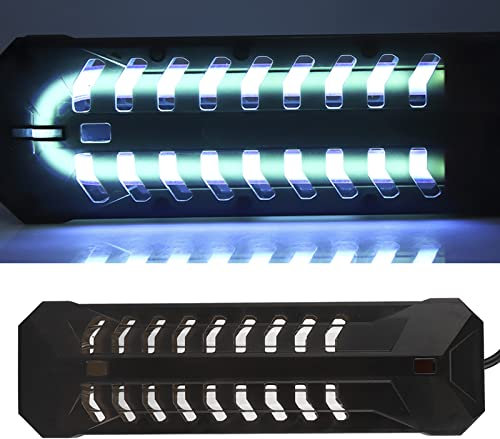 UV-Licht-Sterilisator für Aquarien, Keimtötende Lampe für Wasserqualität, Quarzglas (EU-Stecker 220 V 22W)