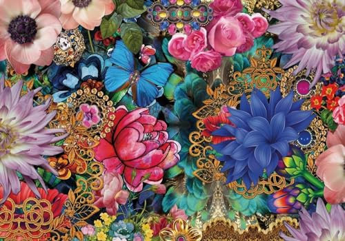 LSumCuyoo Retro Grey Floral Striped Geometric Kids Wood 3D Effect Retro Colourful Flower Butterfly Peony Mural Background Wall Boys Girls Black and White Removable Living Room Photo Wallpaper