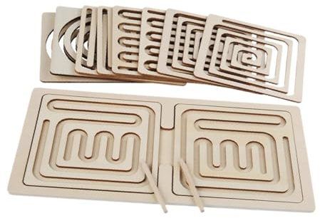 Sharplace Entwicklung der linken und rechten Gehirnhälfte, Entwicklung des Gehirns, frühes Lernspielzeug, kreatives Aktivitätslabyrinth, Brettspiel, Spielzeug