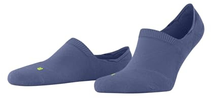 FALKE Unisex Füßlinge Cool Kick Invisible U In weich atmungsaktiv schnelltrocknend unsichtbar einfarbig 1 Paar, Blau Smoky Blue 6483, 39-41