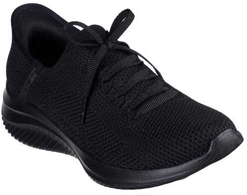 Skechers Ultra Flex 3.0 Elevated Motion, Zapatillas Mujer, Black, 37.5 EU