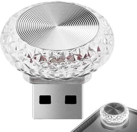 Yulokdwi Auto-LED-Leuchten für den Innenraum, USB-Stecker - Bunte LED-Umgebungsbeleuchtung für die Nacht,RGB-Auto-Innenraum-Atmosphärenlichter für universelle Laptop-Tastatur