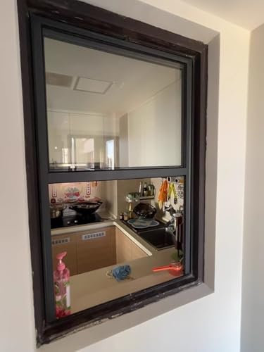 ENHEN Schiebefenster Lüftungsfenster für Küchen und Haushalt mit Feststellfunktion, Kleines Großes Fliegengitter für Hühnerstall Im Freien, 12 14 16 18 20 22 24 26 28 30 36 Höhe(22x20in/56x51cm)