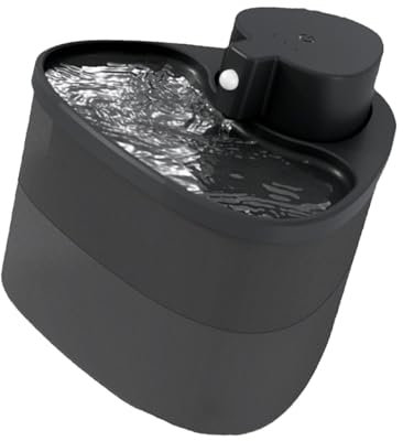 Fontana d'Acqua per Gatti Intelligente Senza Fili - Distributore Automatico di Acqua per Animali Domestici a Circolazione con Batteria - Ideale per Cani e Gatti, Nessuna Spina