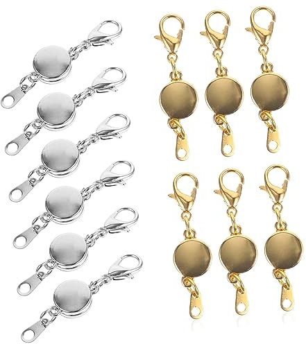 HORIALENCE 12stücke Magnetverschluss Für Halsketten Und Armbänder Karabinerverschluss Für Schmuck Schmuckverschlussverbinder Mit Magnetdesign Geeignet Für Diy-schmuckprojekte