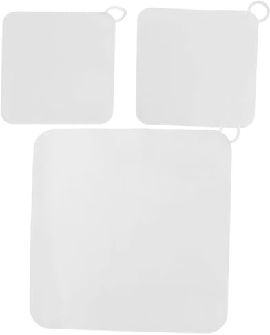 Cabilock 3stücke Gummi-duschablauf-abdeckungen in Weiß Mit Geruchsstopperfunktion Verschiedene Für Badewanne Badezimmer Und Küchenabflüsse Installieren