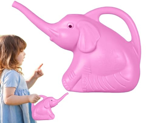 Elefant Gartengießkanne, Modern Gießkanne Kleine Dekogießkannen, Elefant Kleine Gartengießkanne Aus PP Neuheit Tier Gießkessel, Für Innen- Und Außenbereich, 11.7x22.5cm