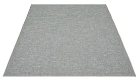 FLOORNOVO In- & Outdoor Teppich Türkis Fischgrätmuster - 150 x 80 cm - Flachgewebe für Garten Balkon Terrasse und Innenbereich - Robust & Pflegeleicht - einsetzbar im Innen- und Außenbereich
