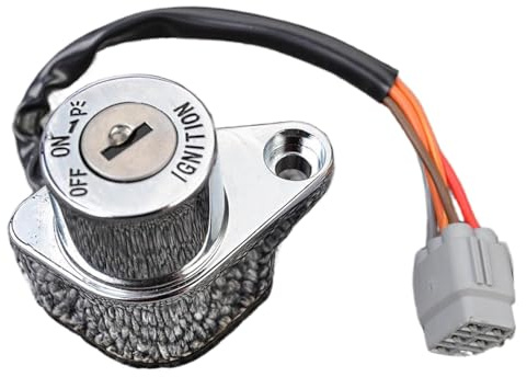 Ignitionsschalter mit Gaskap und Seat Lock kompatibel mit VZ1500 Boulevard M90 und VZ1500 Intruder M1500 Motorräder